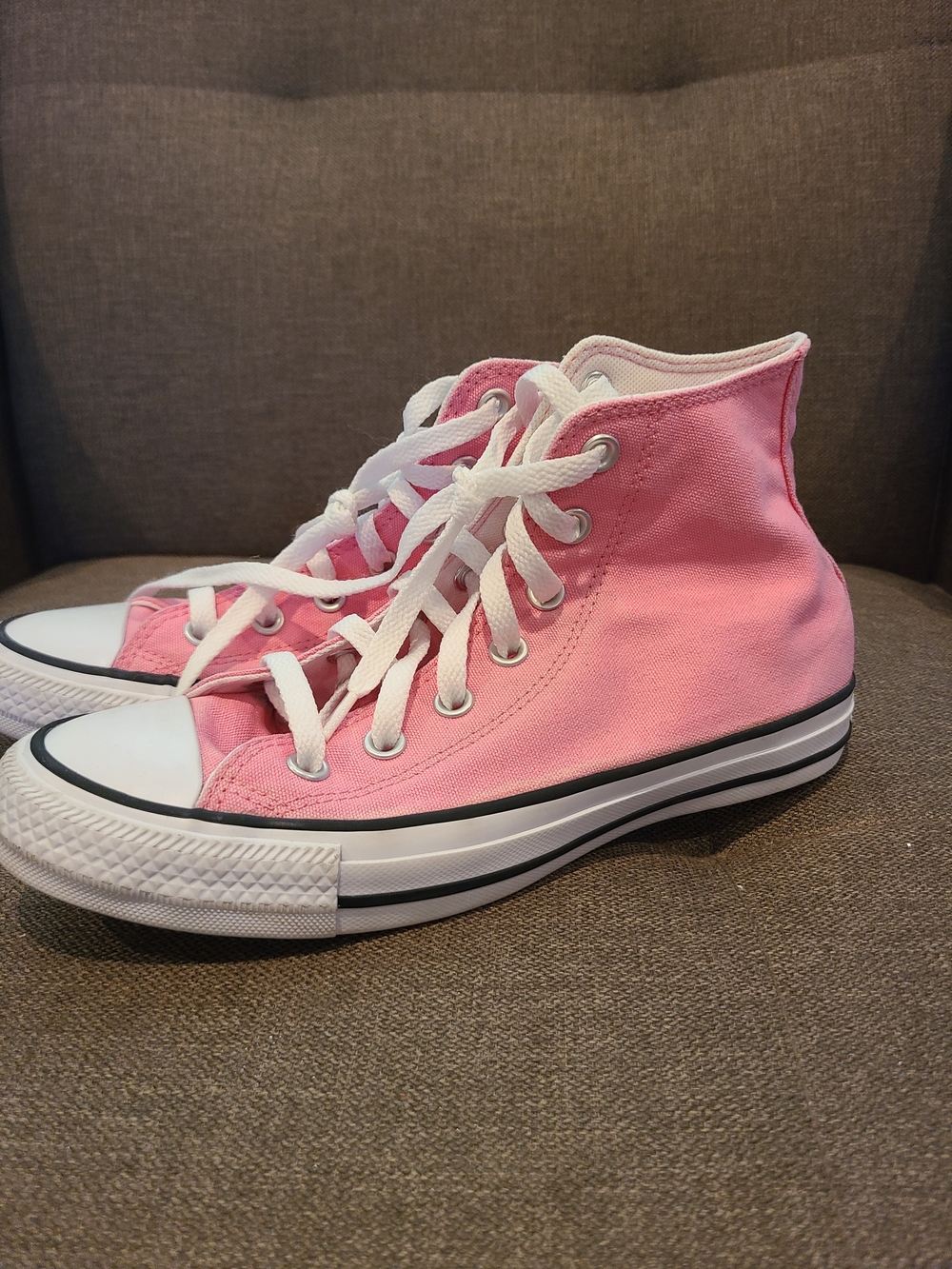 Converse Chuck Taylor All Star High Top Pink Sneakers - women's 7